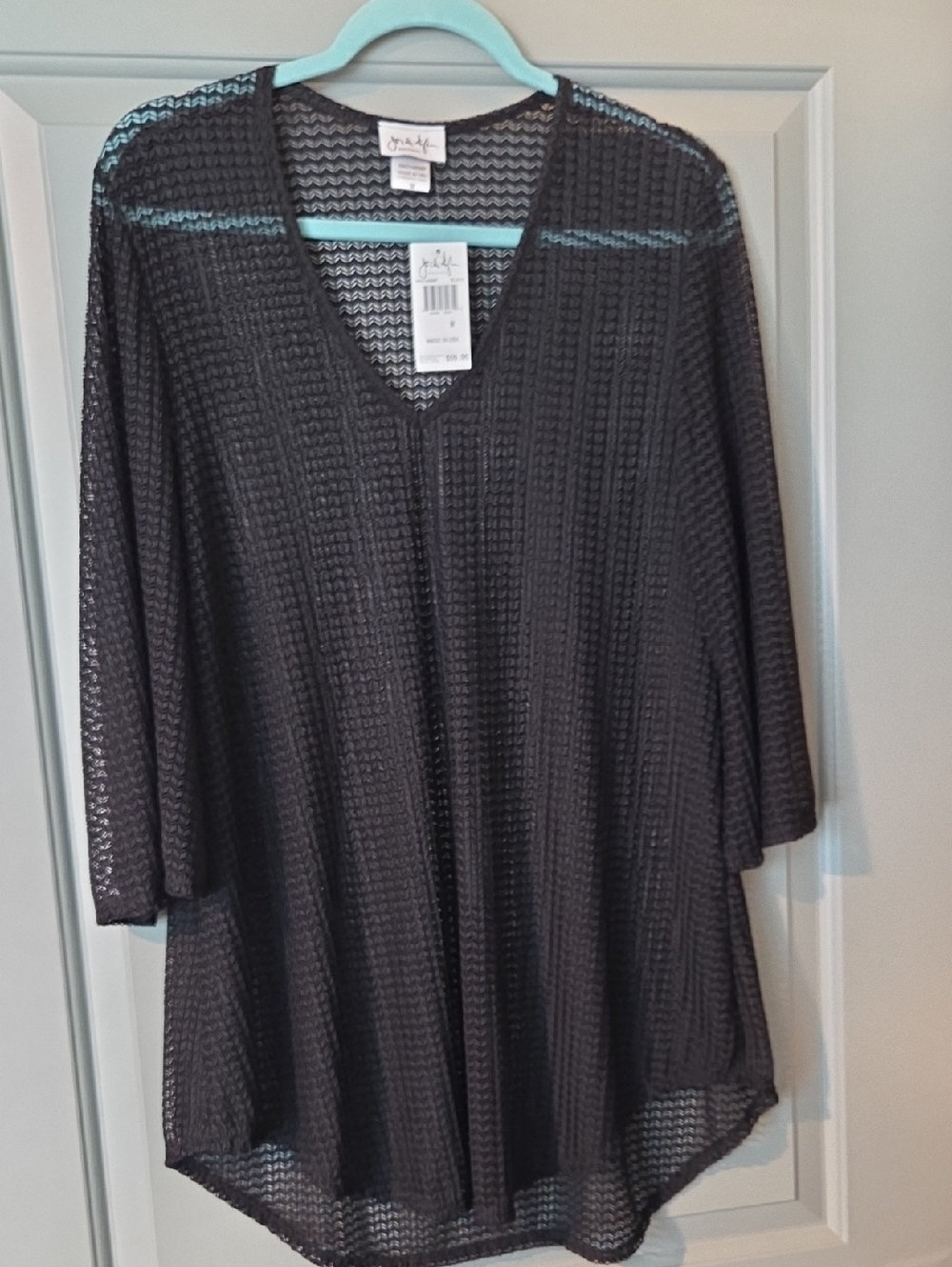 Jordan Taylor Swim Cover-Up - 3/4 Sleeve V-Neck